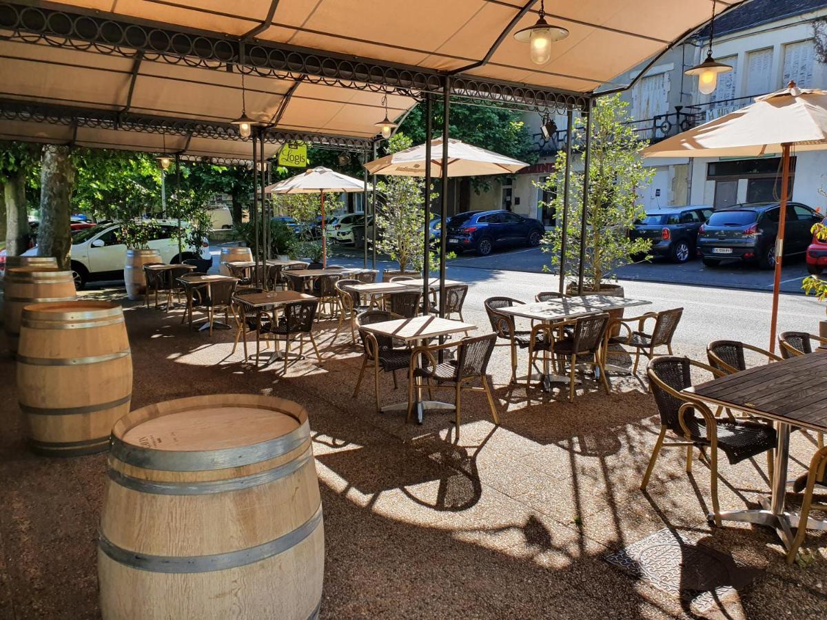 Hotel Restaurant La Promenade Gourdon-en-quercy Exterior foto